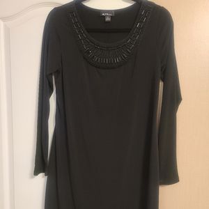 Suttle Sequined Little Black Dress NWT